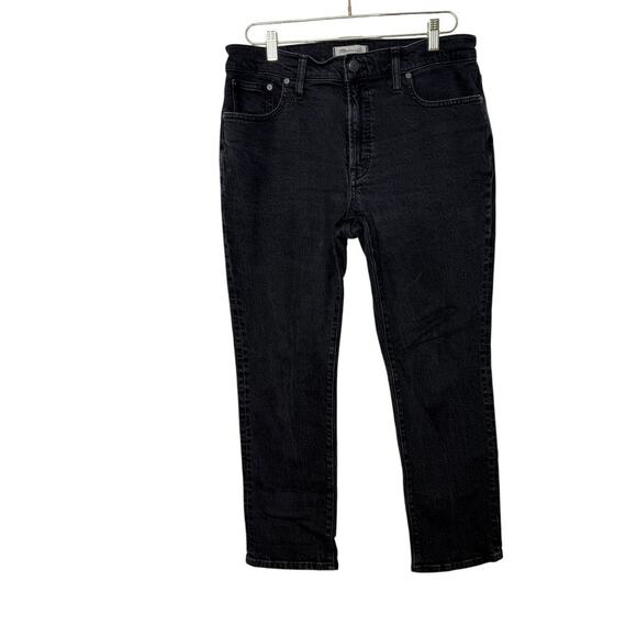 Madewell The Midrise Perfect‎ Vintage Jean Women 30 Black Denim Comfort - Picture 1 of 8